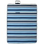 Manta de picnic plegable terciopelo rayas azul blanco 200x150cm de , Camping y senderismo - Ref: Foro24-4004206, Precio: 21,7...