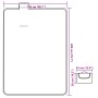 Manta de picnic plegable terciopelo rayas azul blanco 200x150cm de , Camping y senderismo - Ref: Foro24-4004206, Precio: 21,7...