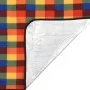 Manta de picnic plegable cuadros terciopelo colores 200x150 cm de , Camping y senderismo - Ref: Foro24-4004204, Precio: 23,16...