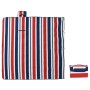 Manta de picnic plegable terciopelo rayas rojo azul 200x200 cm de , Camping y senderismo - Ref: Foro24-4004212, Precio: 30,52...