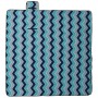 Manta de picnic plegable terciopelo ondas azules 200x200 cm de , Camping y senderismo - Ref: Foro24-4004210, Precio: 30,61 €,...