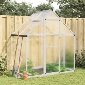 Greenhouse with silver aluminum base frame 169x114x195 cm by , Greenhouses - Ref: Foro24-4005822, Price: 314,88 €, Discount: %