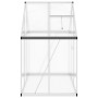 Invernadero con marco base aluminio plateado 169x114x195 cm de , Invernaderos - Ref: Foro24-4005822, Precio: 290,06 €, Descue...