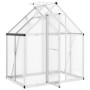 Invernadero con marco base aluminio plateado 169x114x195 cm de , Invernaderos - Ref: Foro24-4005822, Precio: 290,06 €, Descue...
