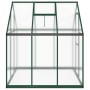 Invernadero con marco base aluminio verde 169x169x195 cm de , Invernaderos - Ref: Foro24-4005829, Precio: 382,35 €, Descuento: %
