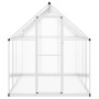 Invernadero con marco base aluminio plateado 224x169x195 cm de , Invernaderos - Ref: Foro24-4005834, Precio: 414,74 €, Descue...