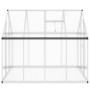 Invernadero con marco base aluminio plateado 224x169x195 cm de , Invernaderos - Ref: Foro24-4005834, Precio: 414,74 €, Descue...