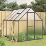 Invernadero con marco base aluminio antracita 224x169x195 cm de , Invernaderos - Ref: Foro24-4005836, Precio: 482,58 €, Descu...