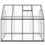 Invernadero con marco base aluminio antracita 224x169x195 cm de , Invernaderos - Ref: Foro24-4005836, Precio: 482,58 €, Descu...