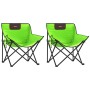 Sillas de camping con bolsillo plegables 2 unidades verde de , Sillas de jardín - Ref: Foro24-366552, Precio: 59,74 €, Descue...