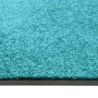 Felpudo lavable azul cian 60x90 cm de vidaXL, Felpudos - Ref: Foro24-323458, Precio: 41,24 €, Descuento: %