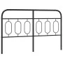 Black metal headboard 137 cm by , Headboards and footboards - Ref: Foro24-377149, Price: 45,88 €, Discount: %