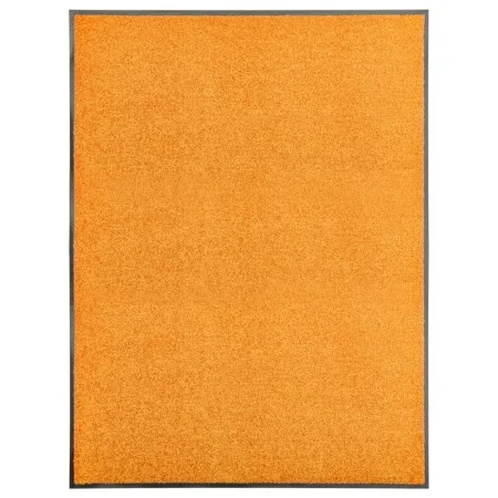 Felpudo lavable naranja 90x120 cm de vidaXL, Felpudos - Ref: Foro24-323454, Precio: 62,22 €, Descuento: %