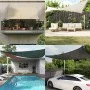 Rectangular light gray HDPE sail shade 160 g/m² 2x4 m by , Umbrellas - Ref: Foro24-4001976, Price: 26,60 €, Discount: %