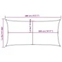 Rectangular light gray HDPE sail shade 160 g/m² 2x4 m by , Umbrellas - Ref: Foro24-4001976, Price: 26,60 €, Discount: %