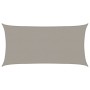 Toldo de vela rectangular HDPE gris claro 160 g/m² 2,5x5 m de , Sombrillas - Ref: Foro24-4001983, Precio: 36,14 €, Descuento: %