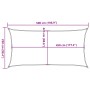 Toldo de vela rectangular HDPE gris claro 160 g/m² 2,5x5 m de , Sombrillas - Ref: Foro24-4001983, Precio: 36,14 €, Descuento: %