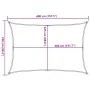 Toldo de vela rectangular HDPE gris claro 160 g/m² 2,5x4 m de , Sombrillas - Ref: Foro24-4001981, Precio: 29,03 €, Descuento: %