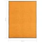 Felpudo lavable naranja 90x120 cm de vidaXL, Felpudos - Ref: Foro24-323454, Precio: 62,22 €, Descuento: %
