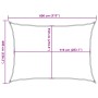 Toldo de vela rectangular HDPE gris claro 160 g/m² 6x8 m de , Sombrillas - Ref: Foro24-4001997, Precio: 88,84 €, Descuento: %