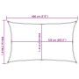 Toldo de vela rectangular HDPE gris claro 160 g/m² 5x8 m de , Sombrillas - Ref: Foro24-4001995, Precio: 76,50 €, Descuento: %