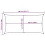 Toldo de vela rectangular HDPE arena 160 g/m² 4x7 m de , Sombrillas - Ref: Foro24-4002047, Precio: 60,46 €, Descuento: %