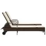 Liegestühle mit Kissen, 2 Stück, aus braunem synthetischem Rattan. von , Liegen - Ref: Foro24-3261435, Preis: 333,37 €, Rabat...