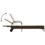 Liegestühle mit Kissen, 2 Stück, aus braunem synthetischem Rattan. von , Liegen - Ref: Foro24-3261435, Preis: 333,37 €, Rabat...