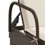 Liegestühle mit Kissen, 2 Stück, aus braunem synthetischem Rattan. von , Liegen - Ref: Foro24-3261435, Preis: 333,37 €, Rabat...