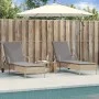 Sun loungers with cushions 2 units synthetic rattan beige by , Loungers - Ref: Foro24-3261437, Price: 333,37 €, Discount: %
