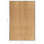 Felpudo lavable crema 120x180 cm de vidaXL, Felpudos - Ref: Foro24-323468, Precio: 95,21 €, Descuento: %