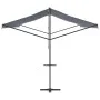 Toldo de pie tela y acero azul y blanco 600x300 cm de , Sombrillas - Ref: Foro24-368934, Precio: 335,86 €, Descuento: %