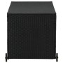 Caja de almacenaje de jardín ratán sintético negro 120x65x61 cm de vidaXL, Cajas de almacenaje para exteriores - Ref: Foro24-...