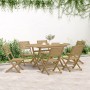 Sillas de jardín plegables 6 uds madera acacia 48,5x61,5x87 cm de , Sillas de jardín - Ref: Foro24-3214228, Precio: 303,63 €,...