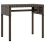 Tumbonas con capota y mesa 2 uds ratán sintético marrón de , Tumbonas - Ref: Foro24-3261570, Precio: 401,25 €, Descuento: %