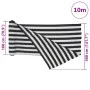 Red de privacidad HDPE gris antracita y blanco 3,6x10 m 75 g/m² de , Sombrillas - Ref: Foro24-4003668, Precio: 33,09 €, Descu...