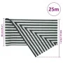 Red de privacidad HDPE verde y blanco 1,8x25 m 195 g/m² de , Sombrillas - Ref: Foro24-4003753, Precio: 75,52 €, Descuento: %