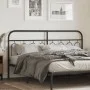 Schwarzes Metallkopfteil, 193 cm von , Kopf- und Fußteile - Ref: Foro24-377154, Preis: 45,47 €, Rabatt: %