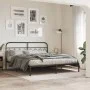 Schwarzes Metallkopfteil, 193 cm von , Kopf- und Fußteile - Ref: Foro24-377154, Preis: 45,47 €, Rabatt: %