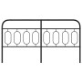 Cabecero de metal negro 193 cm de , Cabeceros y pies de cama - Ref: Foro24-377154, Precio: 46,05 €, Descuento: %