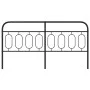Schwarzes Metallkopfteil, 193 cm von , Kopf- und Fußteile - Ref: Foro24-377154, Preis: 45,47 €, Rabatt: %