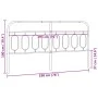 Schwarzes Metallkopfteil, 193 cm von , Kopf- und Fußteile - Ref: Foro24-377154, Preis: 45,47 €, Rabatt: %