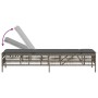 Tumbonas con mesita 2 unidades ratán sintético gris de , Tumbonas - Ref: Foro24-4002748, Precio: 277,50 €, Descuento: %