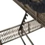 Liegestühle mit Tisch 2 Stück in grauem synthetischem Rattan von , Liegen - Ref: Foro24-4002748, Preis: 270,93 €, Rabatt: %