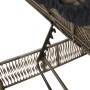 Tumbonas con mesita 2 unidades ratán sintético gris de , Tumbonas - Ref: Foro24-4002748, Precio: 277,50 €, Descuento: %