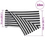 Red de privacidad HDPE gris antracita blanco 1,5x10 m 150 g/m² de , Sombrillas - Ref: Foro24-4003677, Precio: 29,42 €, Descue...