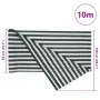 Grünes und weißes HDPE-Privatsphärennetz 1x10 m 75 g/m² von , Sonnenschirme - Ref: Foro24-4003707, Preis: 14,97 €, Rabatt: %