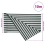 Red de privacidad HDPE verde y blanco 1x10 m 75 g/m² de , Sombrillas - Ref: Foro24-4003707, Precio: 17,74 €, Descuento: %