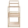 Cama litera con techo madera maciza de pino 90x190 cm de , Camas y somieres - Ref: Foro24-3282047, Precio: 205,22 €, Descuent...