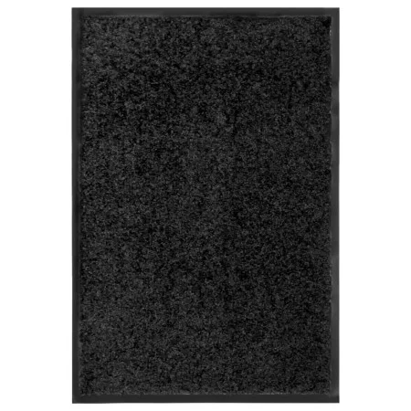 Black washable doormat 40x60 cm by vidaXL, Doormats - Ref: Foro24-323409, Price: 26,72 €, Discount: %